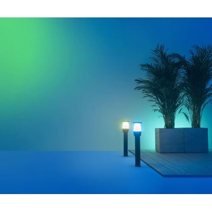 WiZ - LED RGBW dimmbare Außenleuchte ELPAS LED/4,8W/12/230V 2700-5000K IP65 Wi-Fi