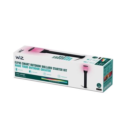 WiZ - LED RGBW dimmbare Außenleuchte ELPAS LED/4,8W/12/230V 2700-5000K IP65 Wi-Fi