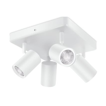 WiZ - LED RGBW dimmbare Einbauleuchte IMAGEO 4xGU10/4,9W/230V 2200-6500K Wi-Fi CRI 90 weiß