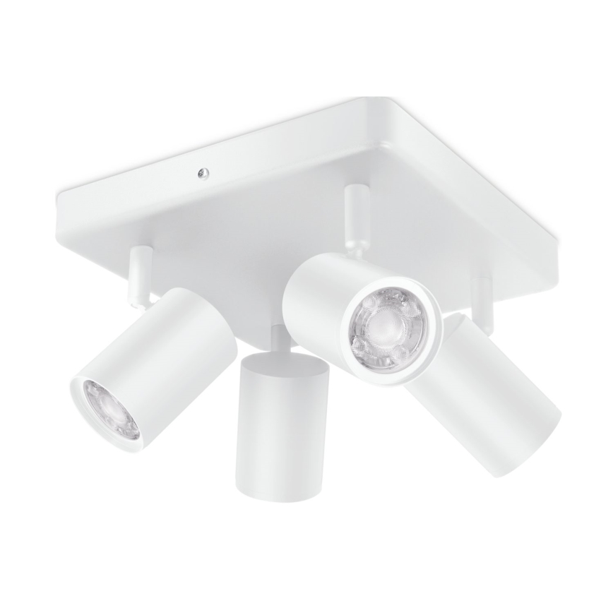 WiZ - LED RGBW dimmbare Einbauleuchte IMAGEO 4xGU10/4,9W/230V 2200-6500K Wi-Fi CRI 90 weiß
