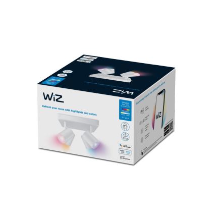 WiZ - LED RGBW dimmbare Einbauleuchte IMAGEO 4xGU10/4,9W/230V 2200-6500K Wi-Fi CRI 90 weiß