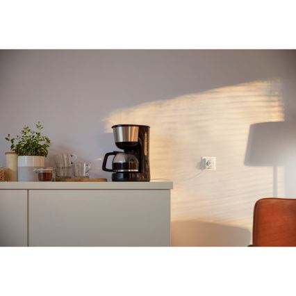 WiZ - Smart-Steckdose F 2300W + Leistungsmesser Wi-Fi SCHUKO