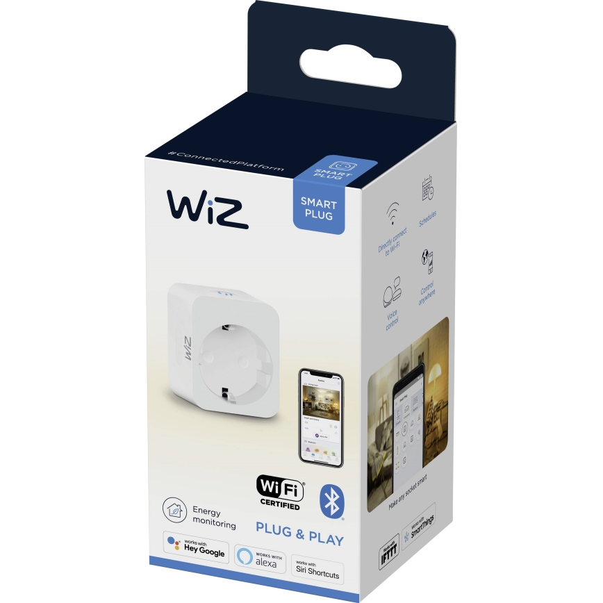 WiZ - Smart-Steckdose F 2300W + Leistungsmesser Wi-Fi SCHUKO