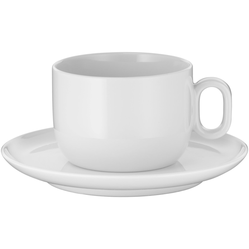 WMF - SET 2x Cappuccino-Tasse mit Untertasse BARISTA 160 ml weiß