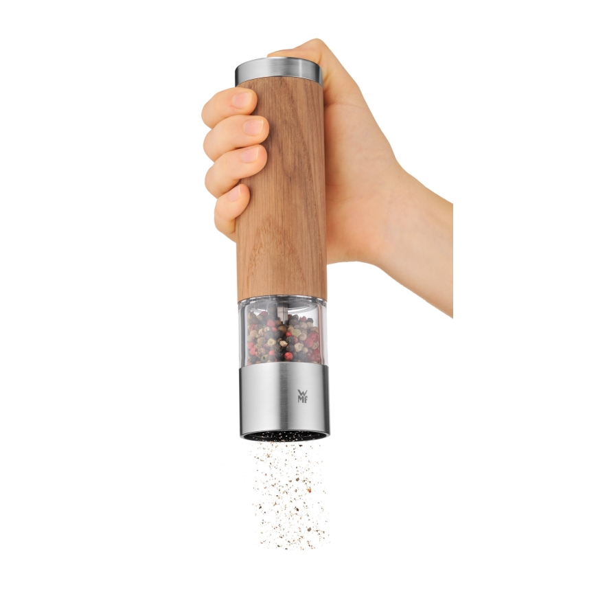 WMF - Elektrische Gewürzmühle CERAMILL 6xAAA Eiche