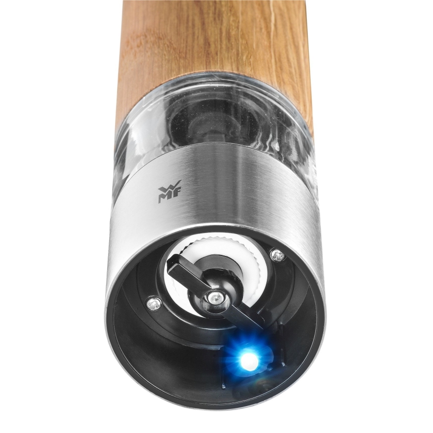 WMF - Elektrische Gewürzmühle CERAMILL 6xAAA Eiche