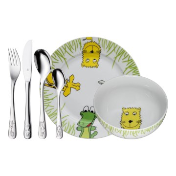 WMF - Kindergeschirr und -besteck SAFARI 6-teilig