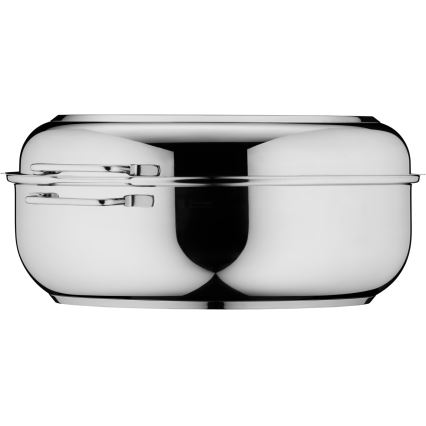 WMF - Ovale Bratpfanne mit Deckel  41x28,5 x18 cm Edelstahl