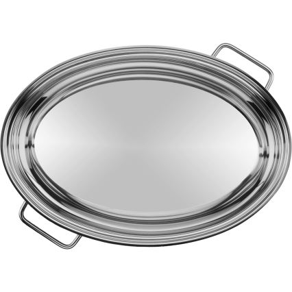 WMF - Ovale Bratpfanne mit Deckel  41x28,5 x18 cm Edelstahl