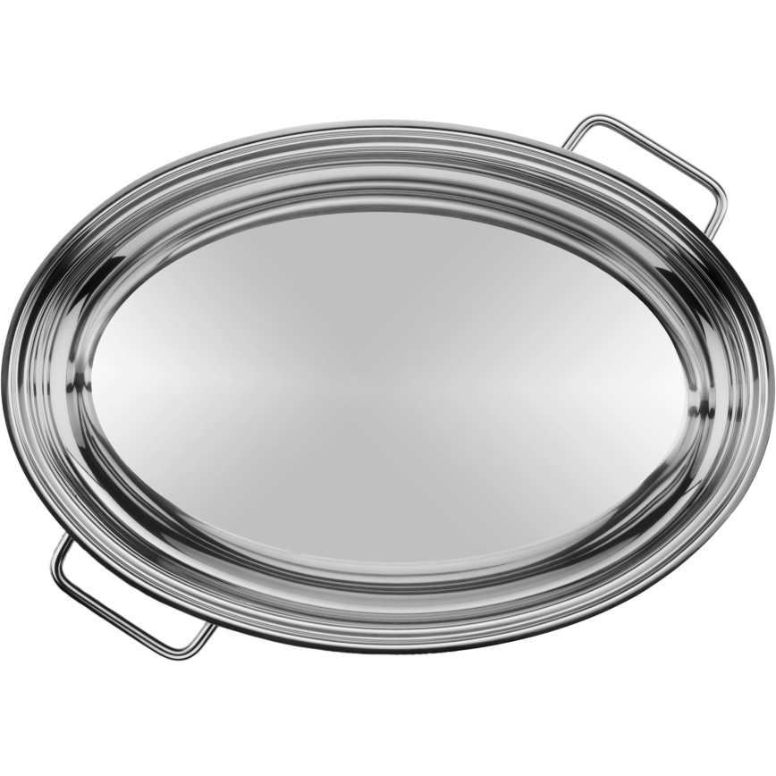 WMF - Ovale Bratpfanne mit Deckel  41x28,5 x18 cm Edelstahl