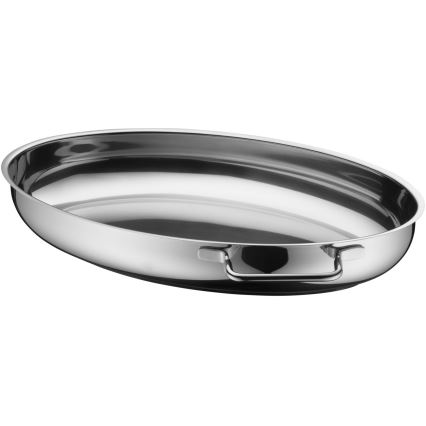 WMF - Ovale Bratpfanne mit Deckel  41x28,5 x18 cm Edelstahl