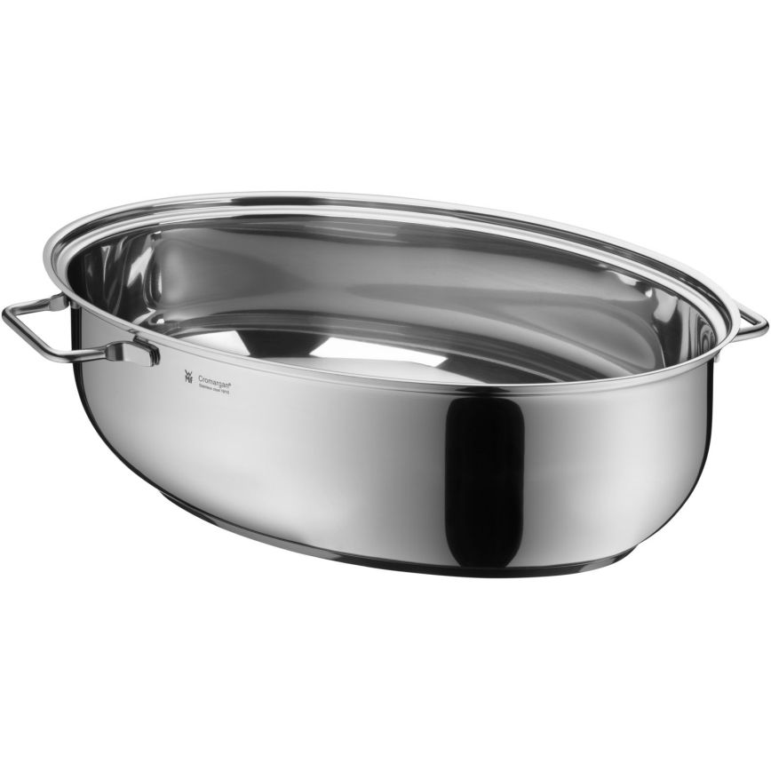 WMF - Ovale Bratpfanne mit Deckel  41x28,5 x18 cm Edelstahl