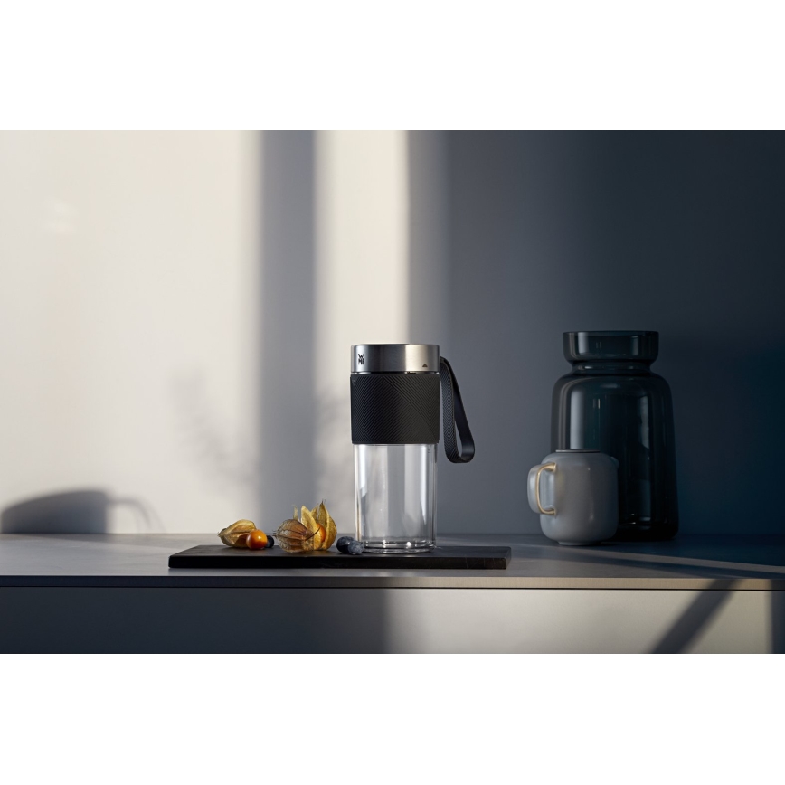 WMF - Reise-Smoothie-Mixer KITCHENminis 50W/7,4V 1200 mAh Edelstahl