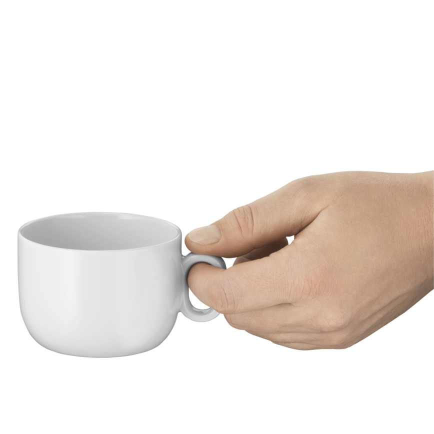 WMF - SET 2x Cappuccinotasse mit Untertasse BARISTA 160 ml weiß