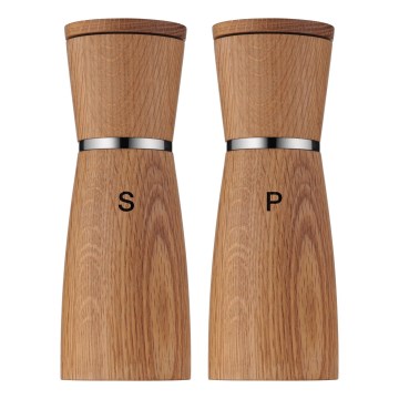 WMF - SET 2x Gewürzmühle NATURE Eiche