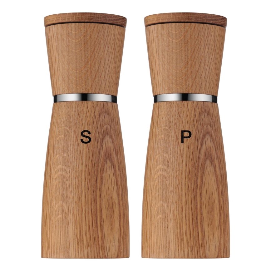 WMF - SET 2x Gewürzmühle NATURE Eiche