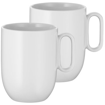 WMF - SET 2x Kaffeetasse BARISTA 380 ml weiß
