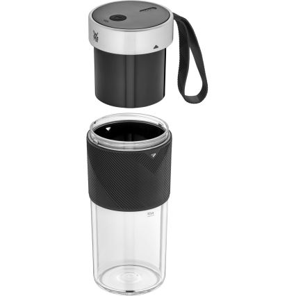 WMF - Tragbarer Smoothie-Mixer KITCHENminis 50W/7,4V 1200 mAh Edelstahl