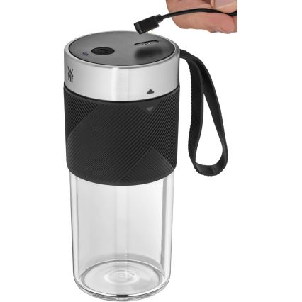 WMF - Tragbarer Smoothie-Mixer KITCHENminis 50W/7,4V 1200 mAh Edelstahl
