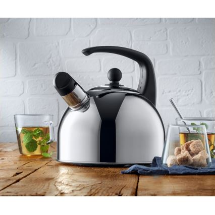 WMF - Wasserkocher mit Pfeiffunktion 2l Edelstahl