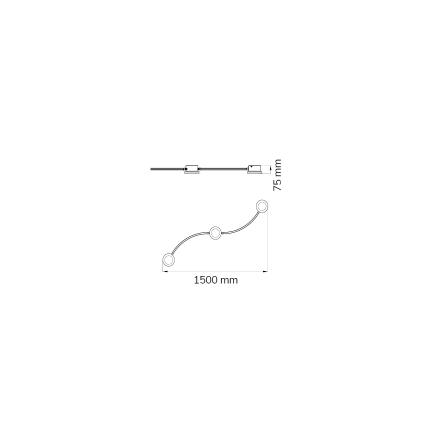 Wofi 10184 – Dimmbarer LED-Strahler LIMA 3xLED/7W/230V 3000K