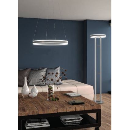 Wofi 11313 – Dimmbare LED-Hängeleuchte an einer Schnur LENA LED/44W/230V 3000K