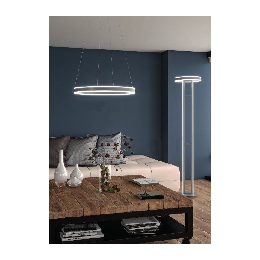 Wofi 11313 – Dimmbare LED-Hängeleuchte an einer Schnur LENA LED/44W/230V 3000K