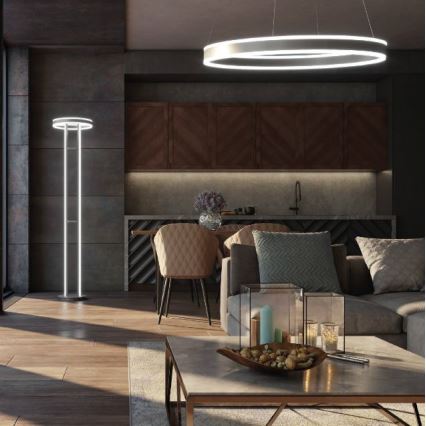 Wofi 11313 – Dimmbare LED-Hängeleuchte an einer Schnur LENA LED/44W/230V 3000K