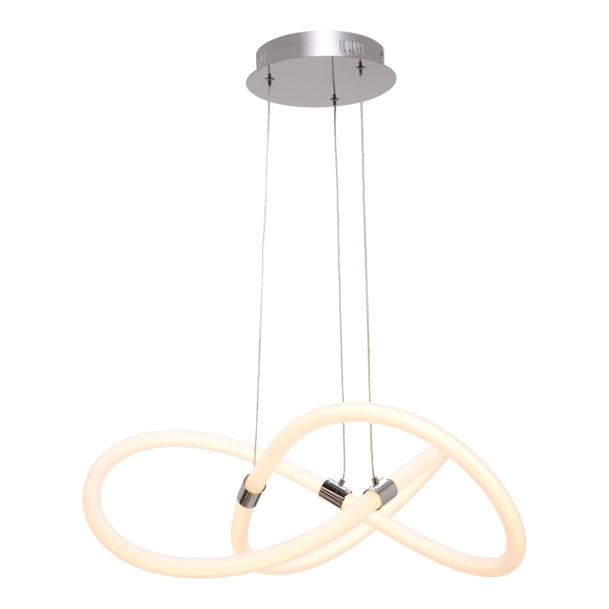 Wofi 11348 – Dimmbare LED-Hängeleuchte an einer Schnur MIRA LED/39W/230V 3000K + Fernbedienung