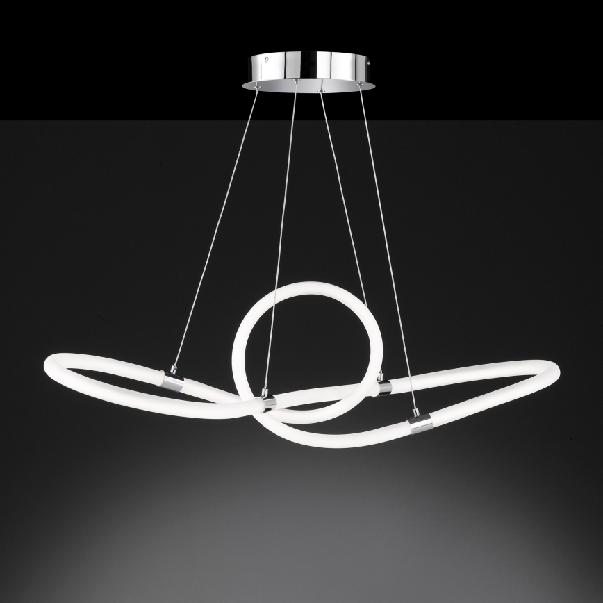 Wofi 11349 – Dimmbare LED-Hängeleuchte an Schnur MIRA LED/50W/230V 3000K + Fernbedienung