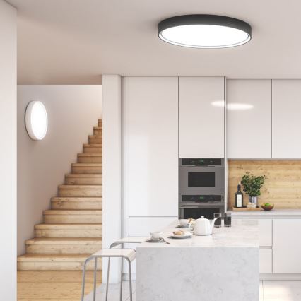 Wofi 11534 - LED dimmbare Deckenleuchte DUBAI LED/27,5W/230V schwarz