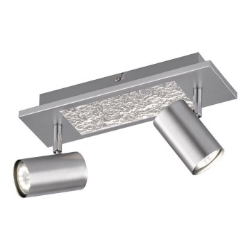 Wofi 11590 - LED Einbauleuchte BALI 2xGU10/5W/230V + LED/4,5W/230V