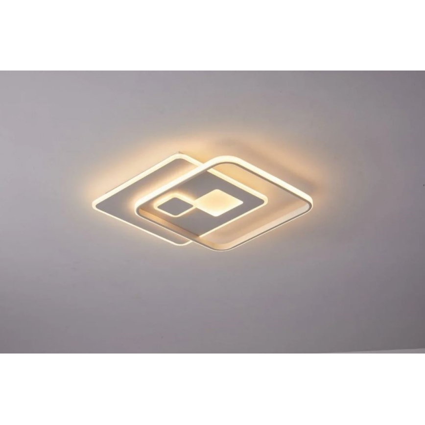 Wofi 11620 – Dimmbare LED-Deckenleuchte AKON LED/43,5W/230V 2700-5500K + Fernbedienung