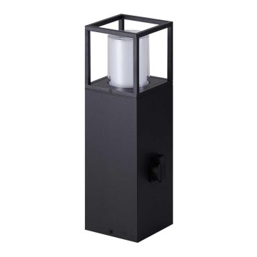 Wofi 12233 - LED-Außenleuchte mit Steckdose FILIA LED/8,5W/230V IP54 50 cm SCHUKO