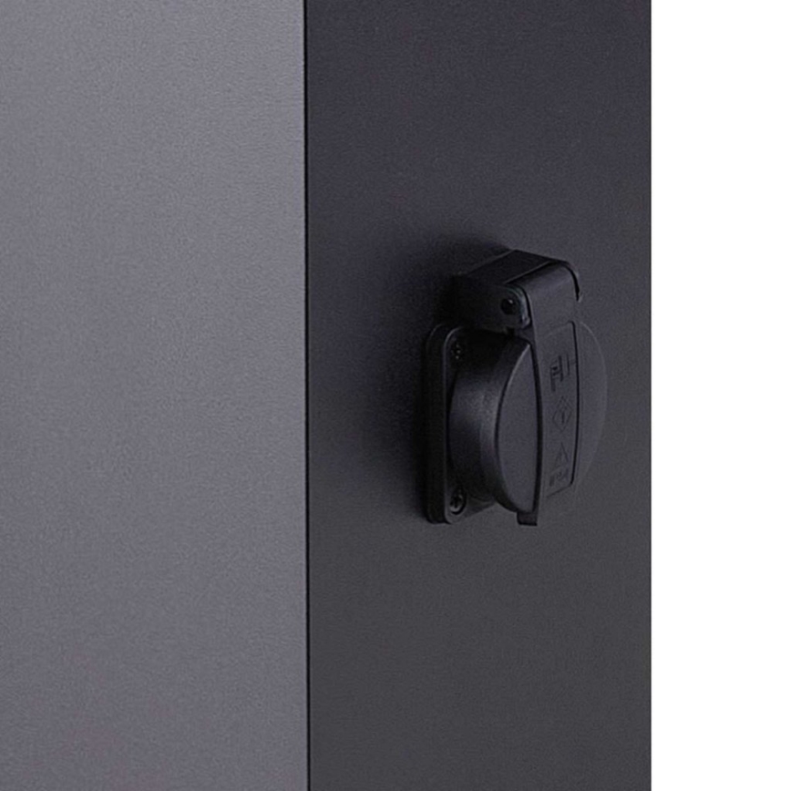 Wofi 12234 - LED Außenleuchte mit Steckdose FILIA LED/8,5W/230V IP54 80 cm SCHUKO