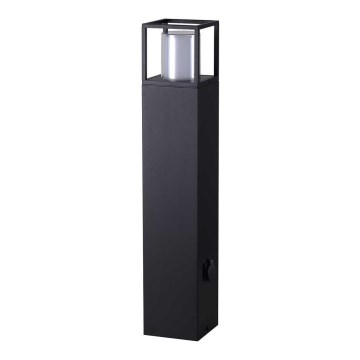 Wofi 12234 - LED-Außenleuchte mit Steckdose FILIA LED/8,5W/230V IP54 80 cm SCHUKO