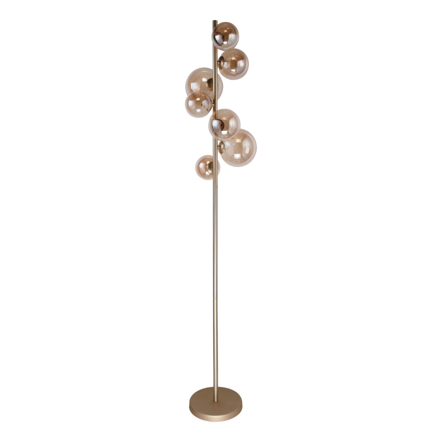 Wofi 3014-701W - LED-Stehleuchte VILLA 7xG9/3W/230V golden