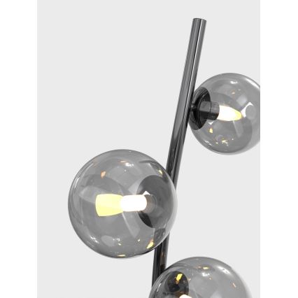 Wofi 3014-905 - LED-Stehlampe NANCY 9xG9/3,5W/230V schwarz Chrom