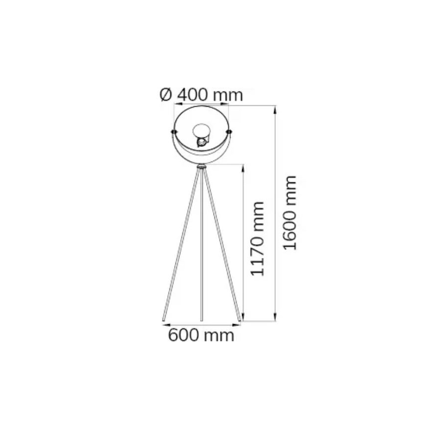 Wofi 3019.01.10.7000 – Stehleuchte MONA 1xE27/40W/230V
