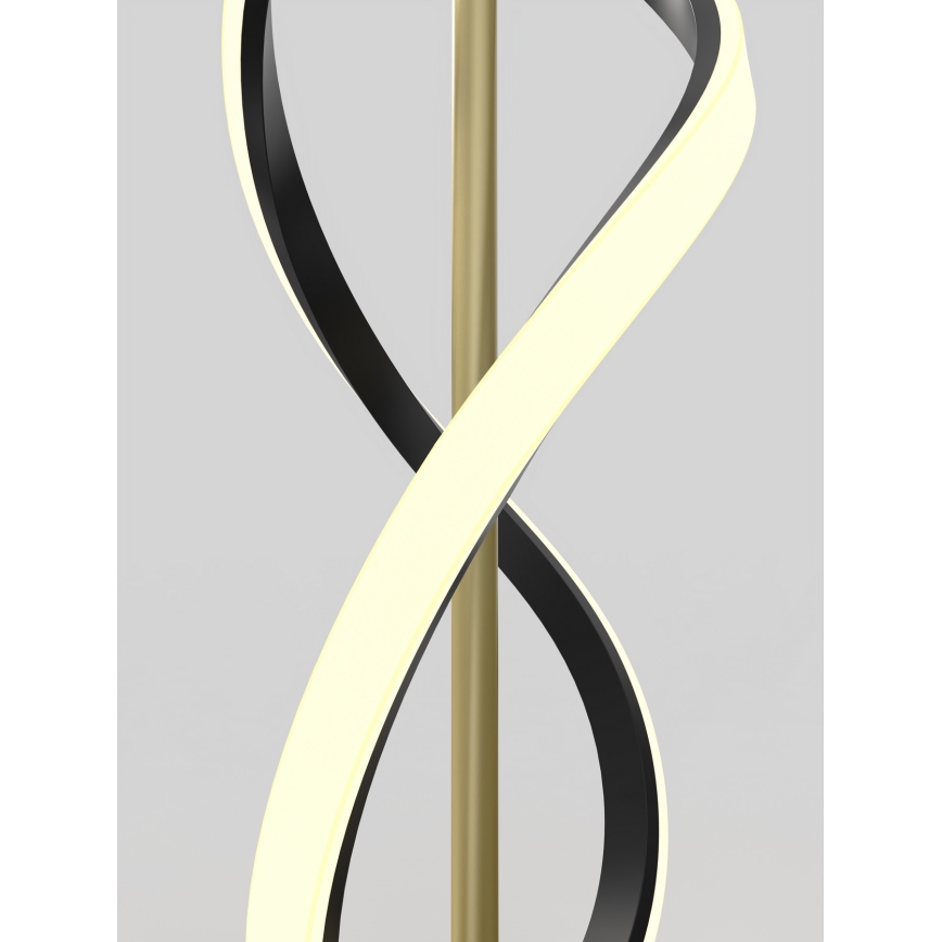 Wofi 3134-104 - Dimmbare LED-Stehlampe INDIGO LED/31W/230V schwarz/golden