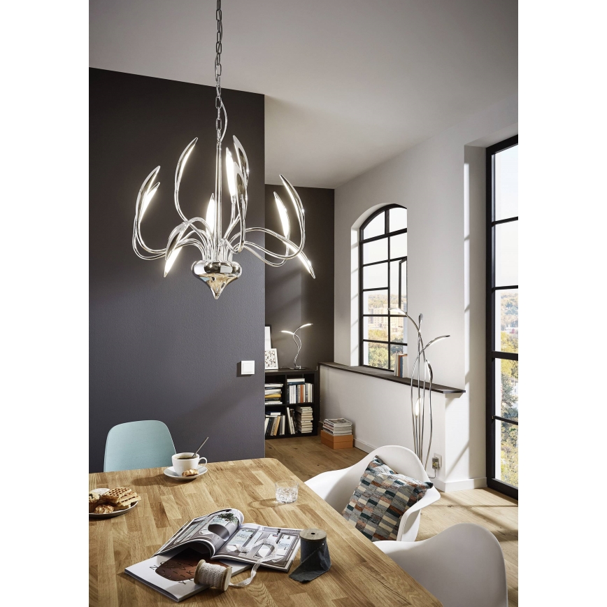 Wofi 3326.05.01.5000 - Dimmbare LED-Stehlampe HAMPTON 5xLED/5,2W/230V + Fernbedienung