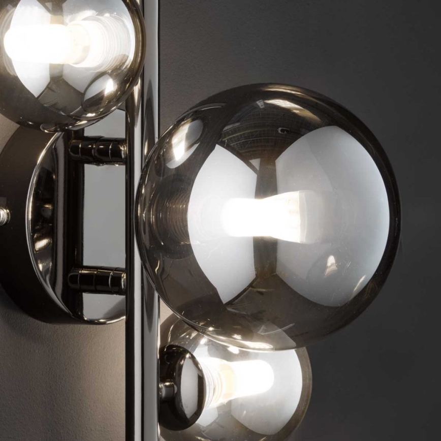 Wofi 4014.03.24.9000 - LED-Wandleuchte VILLA 3xG9/3W/230V schwarz/glänzendes Chrom