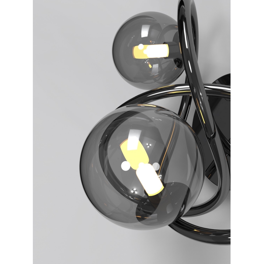 Wofi 4014-205 - LED-Wandleuchte NANCY 2xG9/3,5W/230V schwarz/glänzendes Chrom