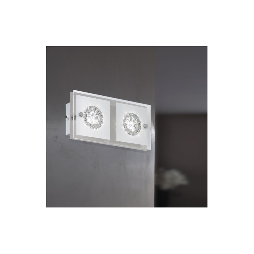 Wofi 4272.02.01.0000 - LED-Wandleuchte REIMS 2xLED/4W/230V