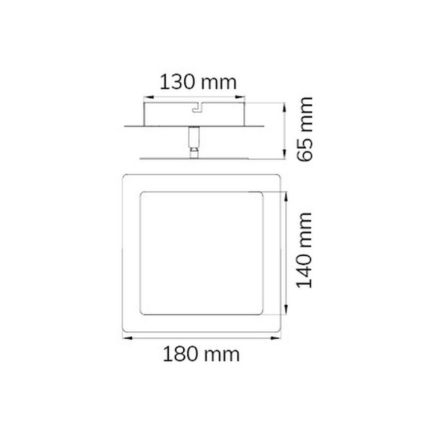 Wofi 451401709000 - LED-Wandleuchte FEY LED/8W/230V matt Chrom