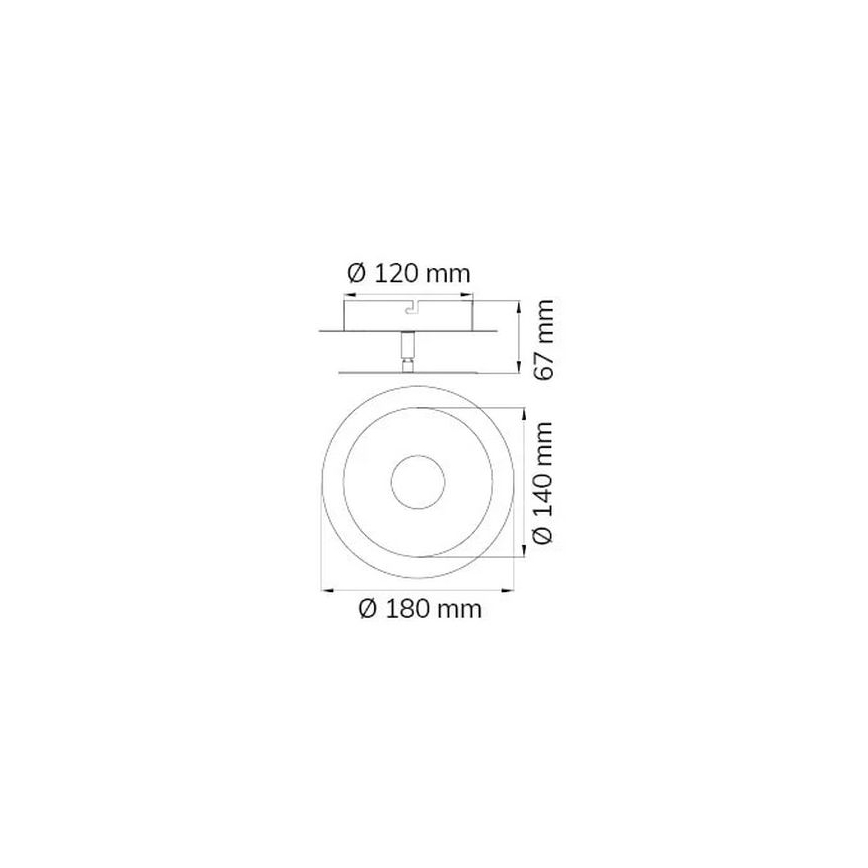 Wofi 451901709000 - LED-Wandleuchte AFIR LED/6W/230V matt Chrom