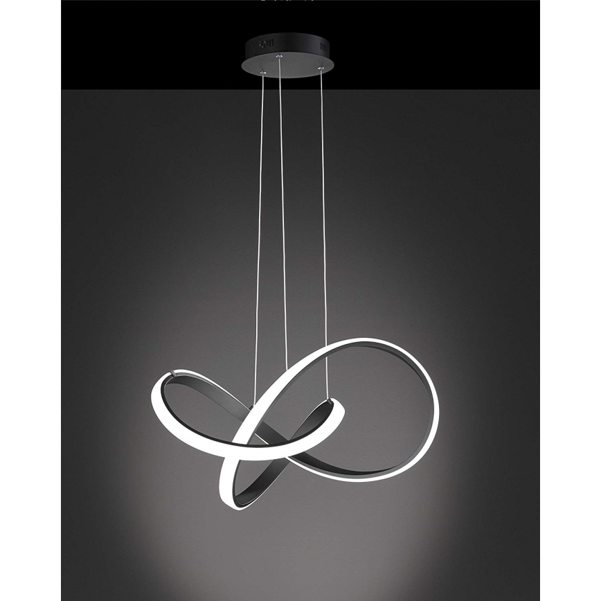 Wofi 70074G - Dimmbare LED-Hängeleuchte an Schnur AMBIENTE LED/44W/230V