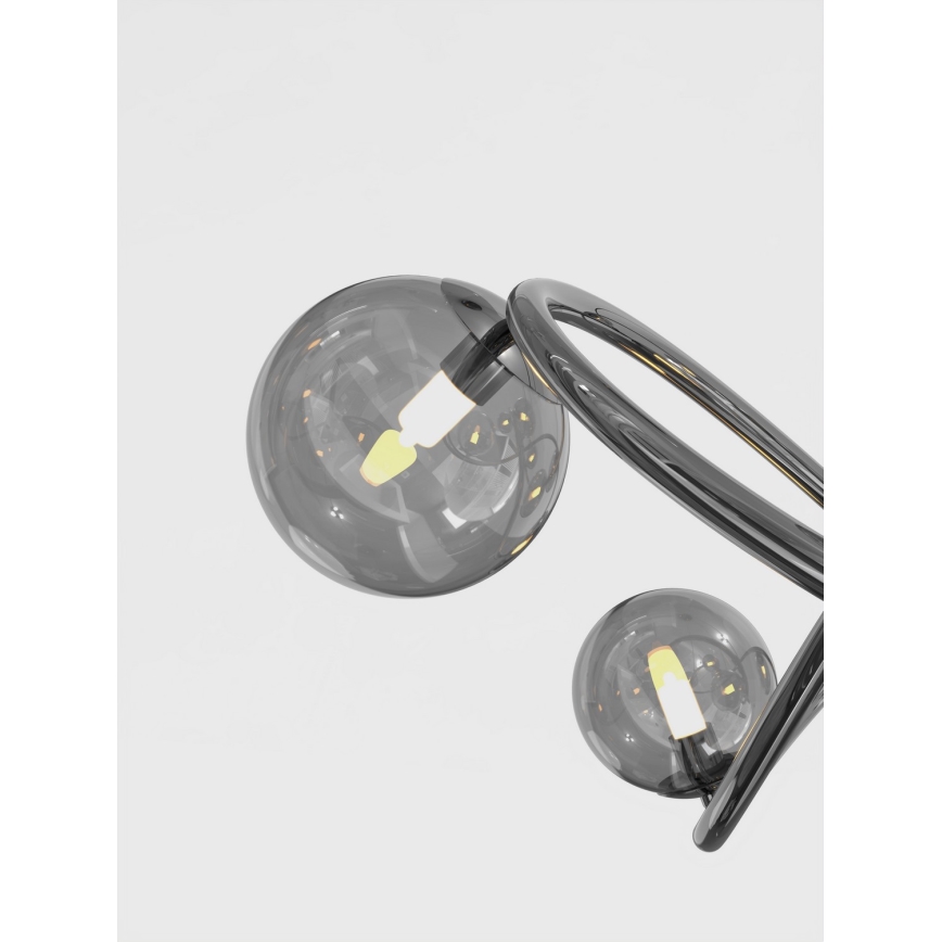 Wofi 7014-1405 - LED-Hängeleuchte NANCY 14xG9/3,5W/230V schwarz/glänzendes Chrom