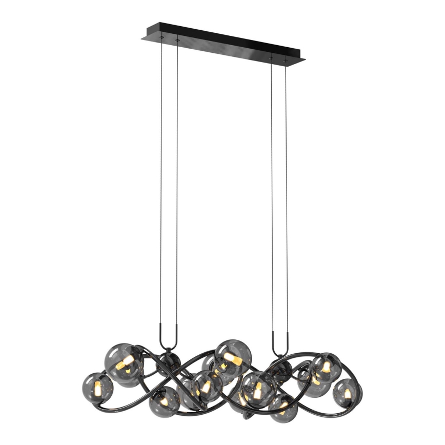 Wofi 7014-1405 - LED-Hängeleuchte NANCY 14xG9/3,5W/230V schwarz/glänzendes Chrom