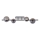 Wofi 7014-405W - LED-Aufbauleuchte VILLA 4xG9/3W/230V schwarz